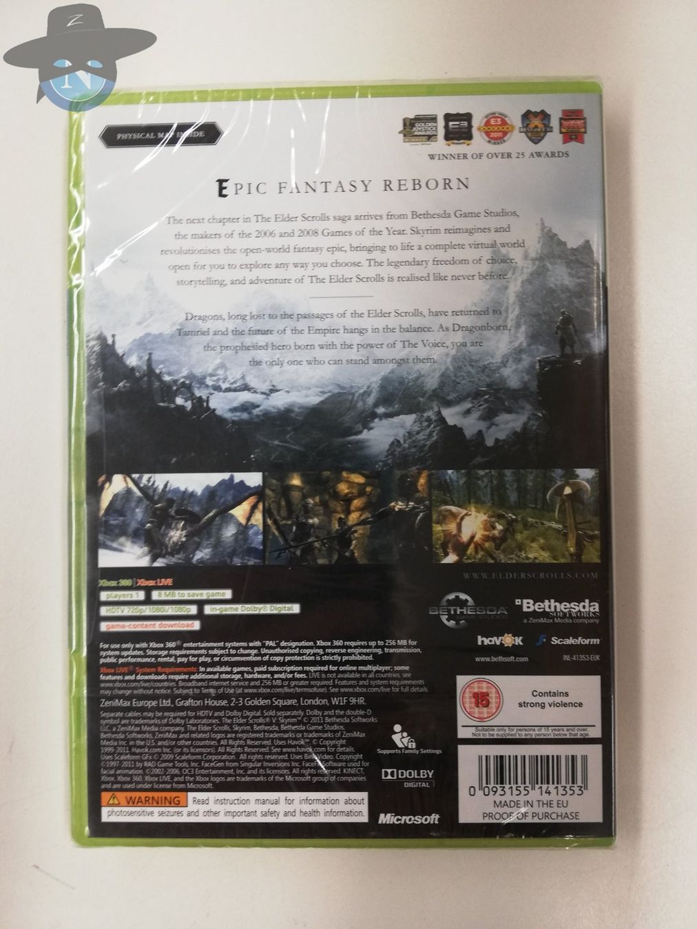 Microsoft Spiele: Skyrim - The Elder Scrolls V / XBox 360 / NEU - sealed OVP – Neu (gemäss Beschreibung) aus St. Gallen von zorro_dc 1