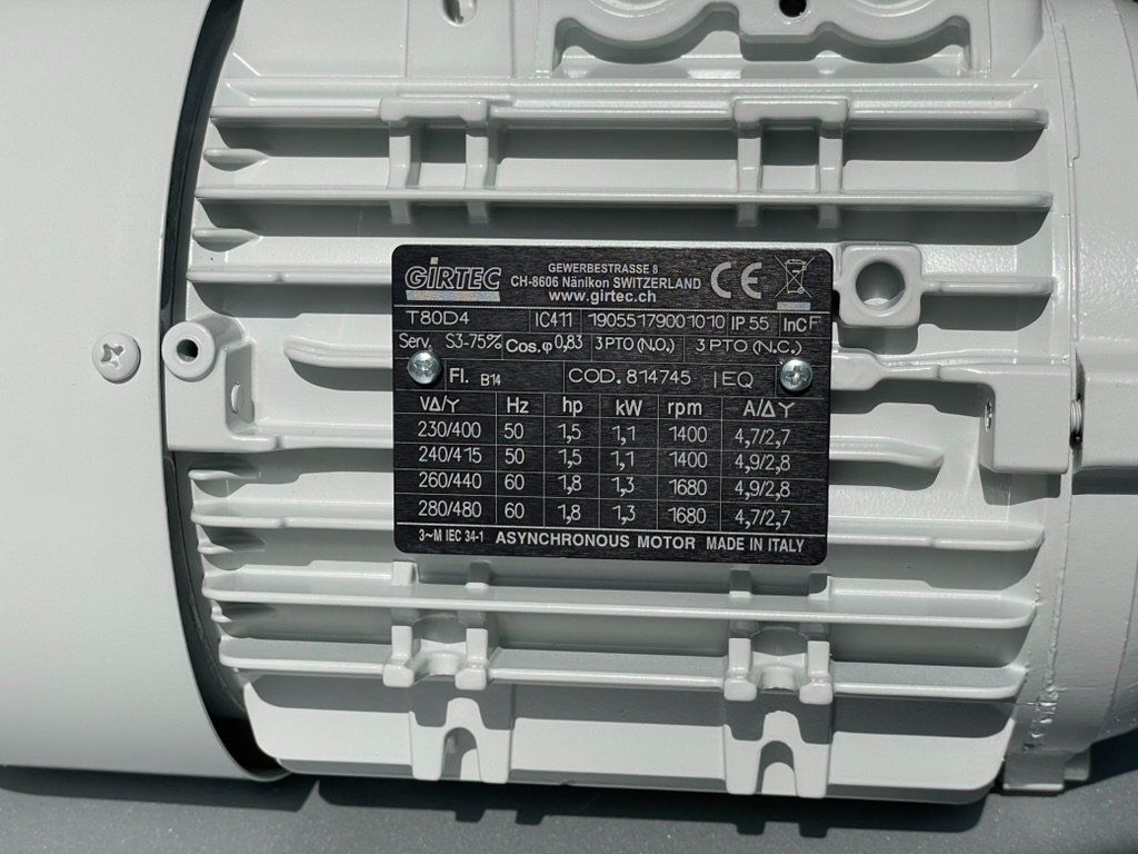 Motori: GIRTEC Elektromotor 1.1 kW – Usato da Utzenstorf venduto da cindarella02 4