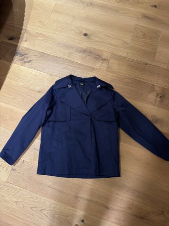 Mantel-Jacke Dunkelblau