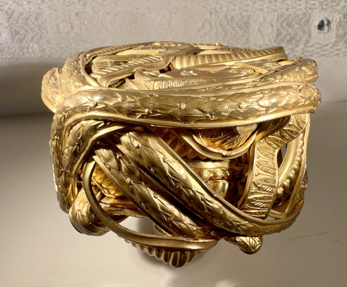 Tutte le decorazioni: Compression Anciens Cadres  Cuivre Doré  Signé Pascal – Usato da Genève venduto da DELIRBEADS