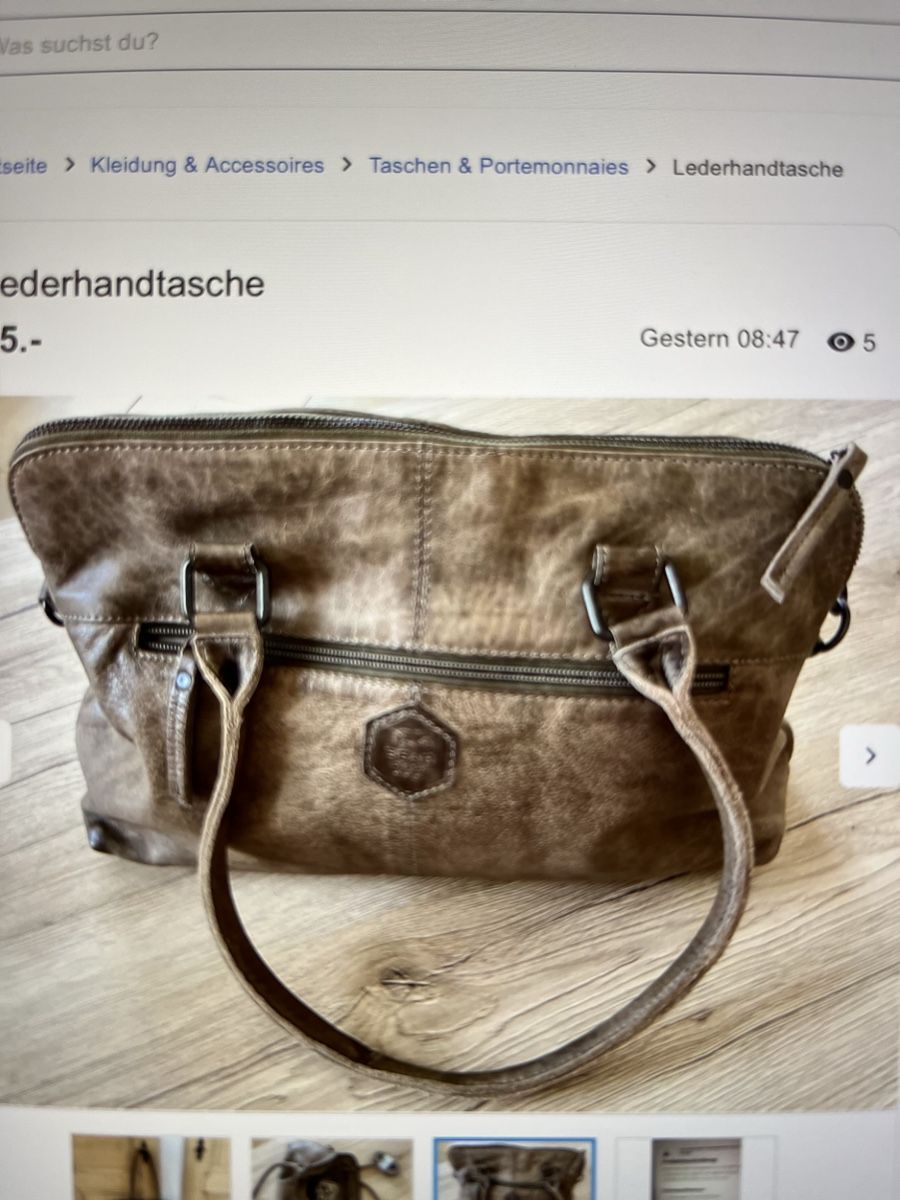 Sacs femmes: Neuwertige baer lederhandtasche – Neuf (Voir description) à Rüti ZH par isrula 2