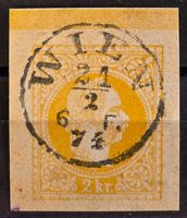 Österreich 1867 Franz Joseph 2kr Ganzsache WIEN 1874 o