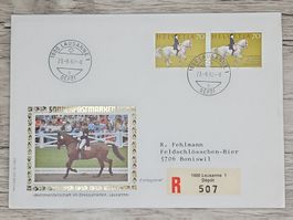 CL01 Enveloppe + Timbre Suisse 1982