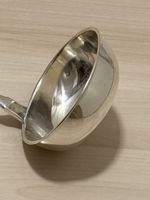Elegante Suppenkelle versilbert, markiert Martin 100-12