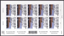 Pro Juventute Bögli 2013-Modelleisenbahn-Barcode unten - **