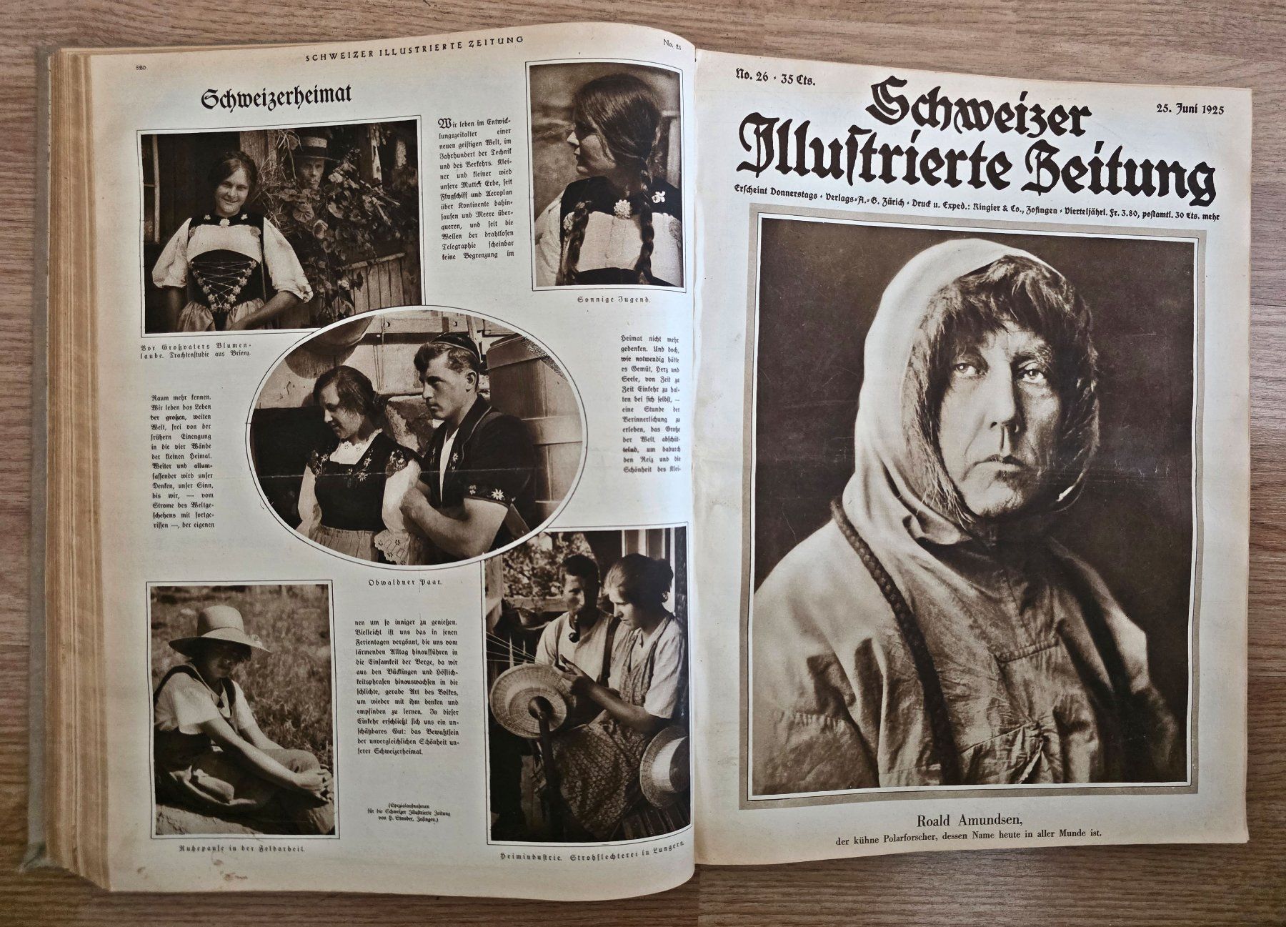 Zeitschriften & Magazine: Schweizer Illustrierte - Jahr 1925 - komplett, gebunden – Gebraucht aus Basel von chrisKB 4