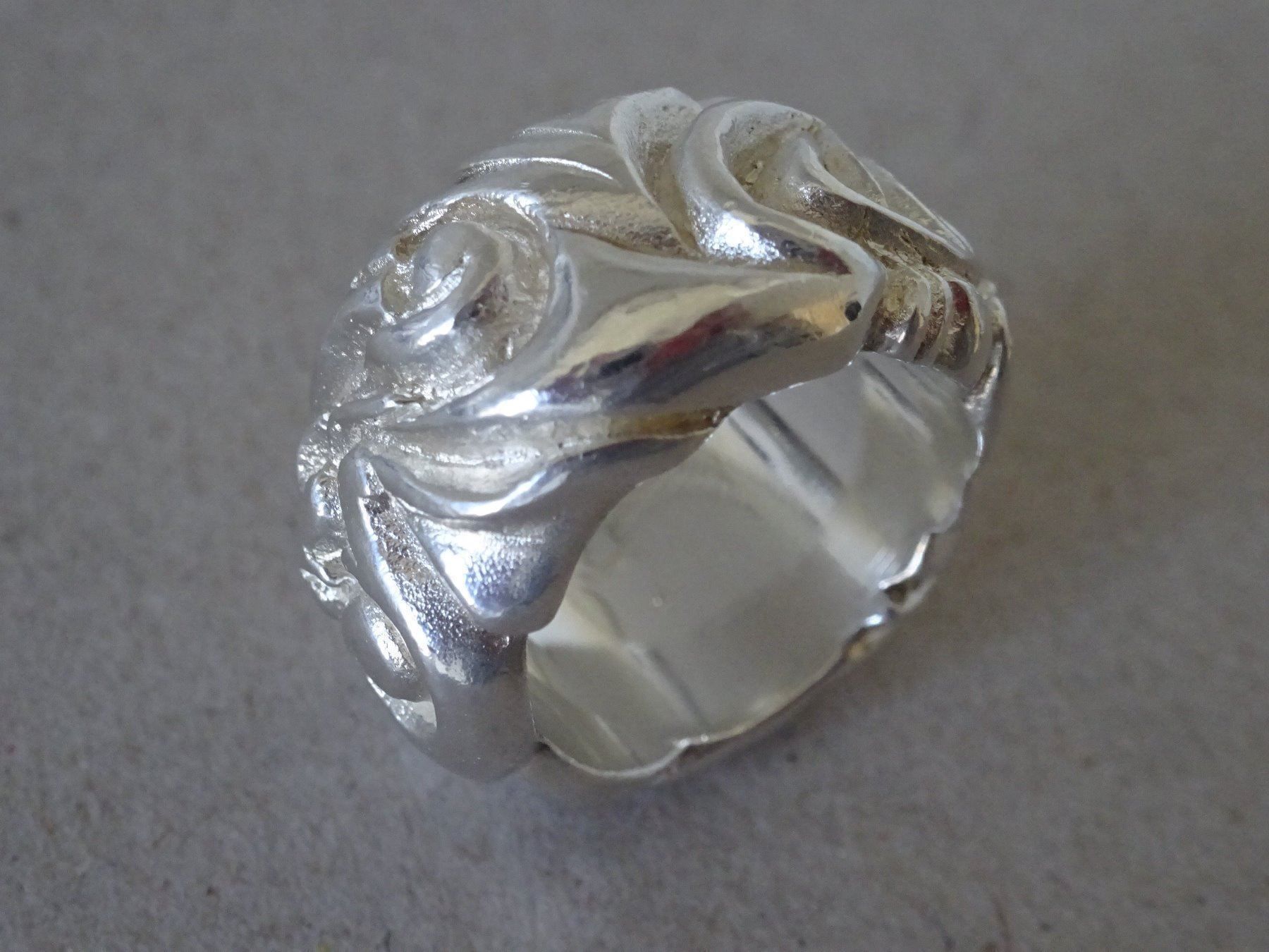 Anelli: Designer Ring / 925 Silber Gr.55 – Usato da Esslingen venduto da eintagammeer