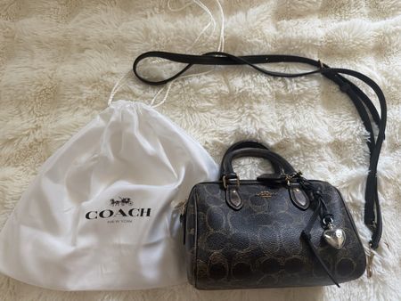 COACH Mini Rowan Satchel Signature Canvas