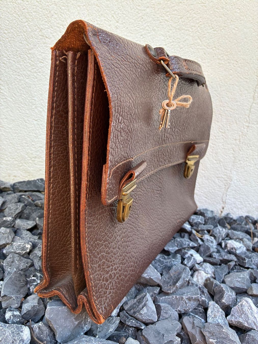 Koffer & Taschen: vintage Aktentasche aus Leder – Gebraucht aus Buchs von doppelpunkt02 2