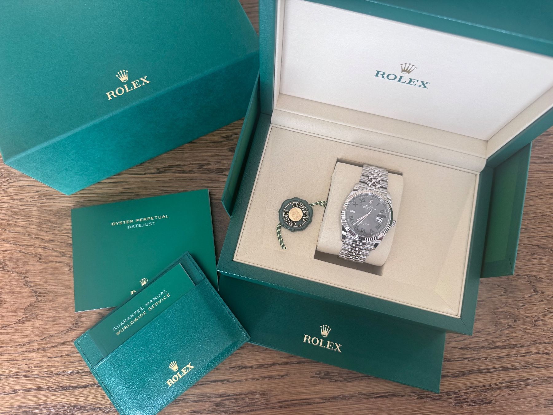 Rolex Datejust 36 Wimbledon 126234 – Jubilee – Neu 2026 – Fu (Neu und ...
