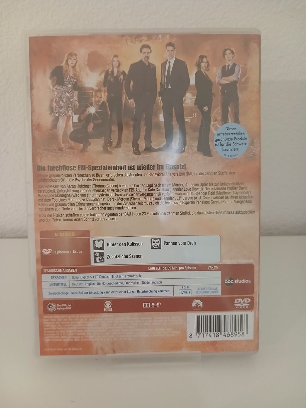 Tous les DVDs: Criminal Minds-Staffel 10 – D'occasion à St. Margrethen SG par SamusAran 1