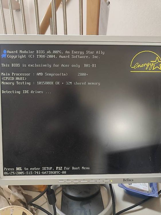 AMD Socket A Mainboard mit Sempron 2800+ und 1GB RAM 2
