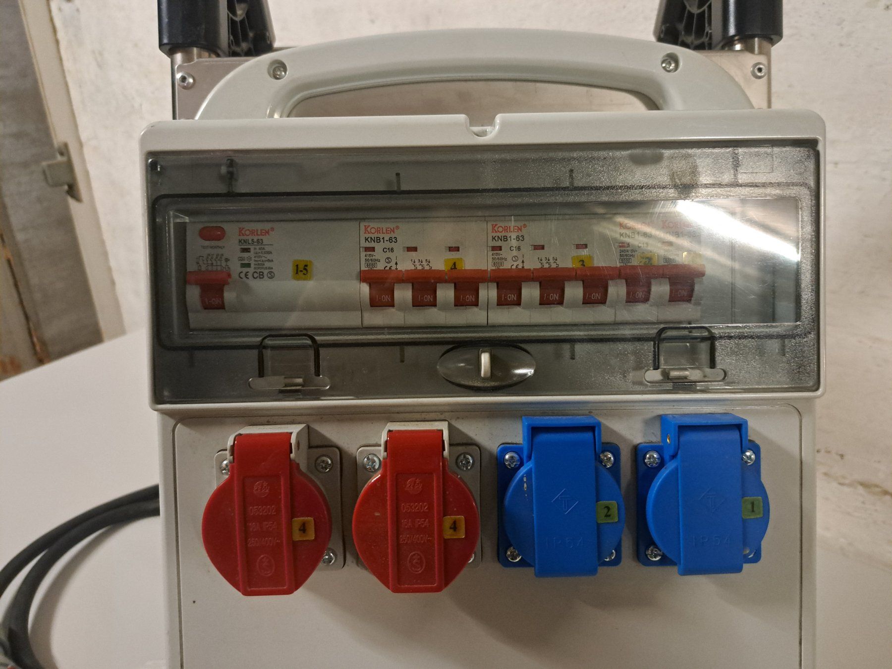 Elektrotechnik: 32A Bauverteiler Stromprovisorium Stromverteiler Neu – Neu (gemäss Beschreibung) aus Belp von deal-now 2