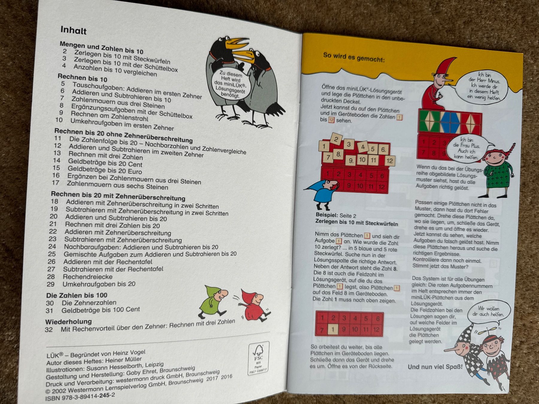 Spiele: Mini-Lük Heft Mathestation 1. Klasse – Gebraucht aus Aarau von Kilauea 1