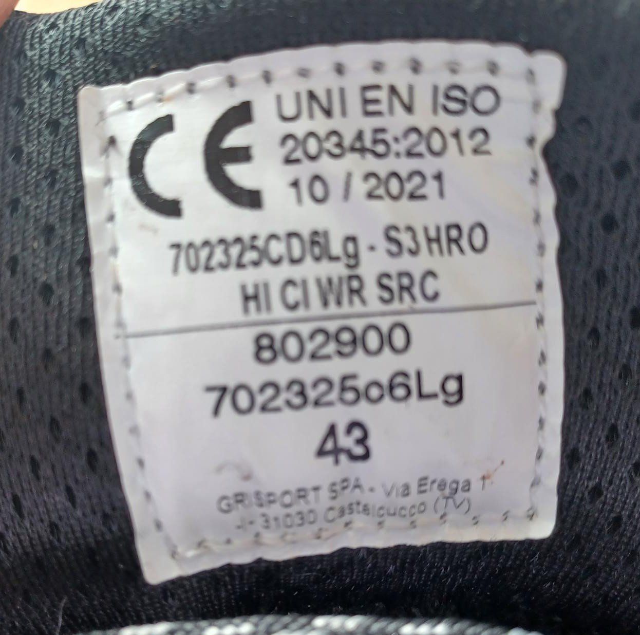 Herrenschuhe: Sicherheitsstiefel Grösse 43 – Neu und originalverpackt aus Dietikon von Ruempfli 3