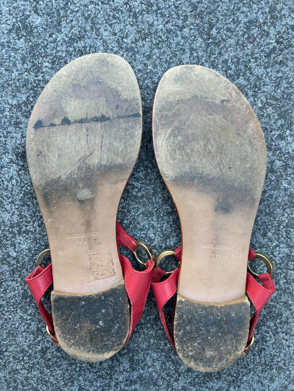 Scarpe da donna: Flop-Flop Sandale rot, Gr. 40 – Usato da Reinach BL venduto da meinstil 5