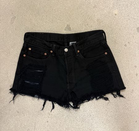levis jeans shorts schwarz
