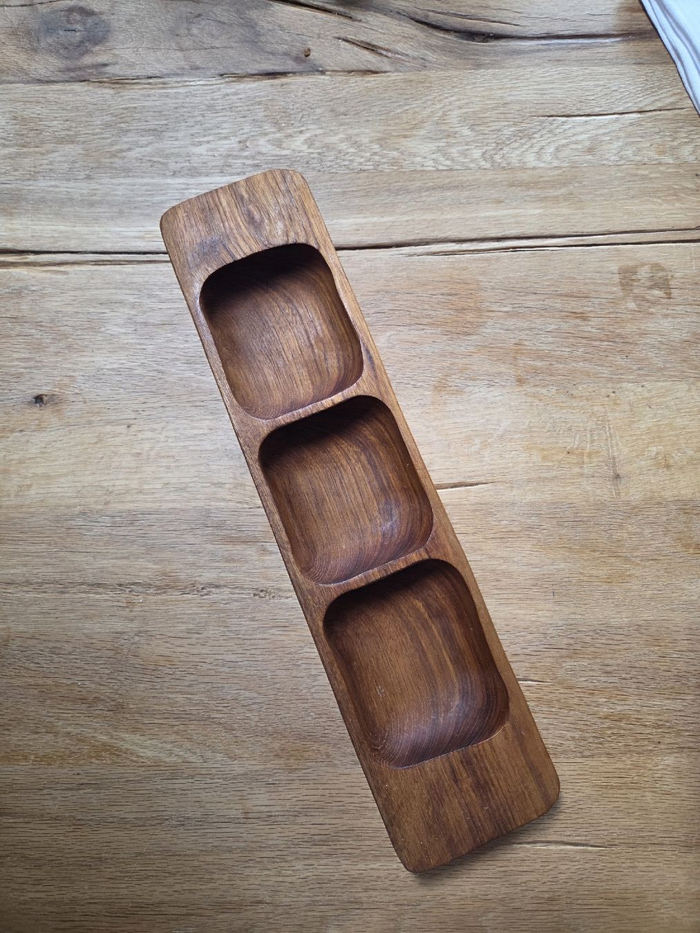 Plateaux: Mid-century Servierschale Teakholz – D'occasion à Basel par yae_7ktl 1