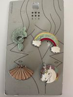 4er Set Anstecknadeln Pins
