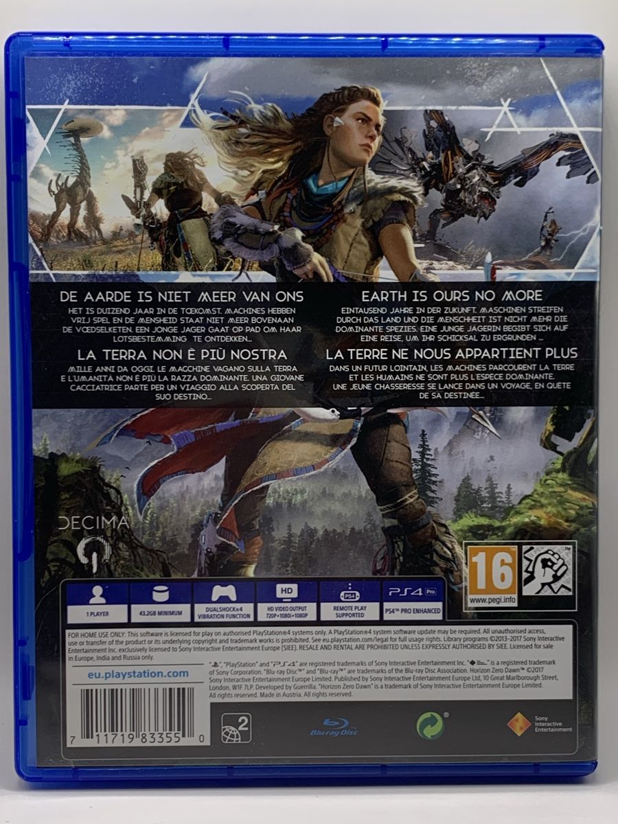 Sony Spiele: Horizon Zero Dawn - PS4 – Gebraucht aus Ostermundigen von RG-Collector 1