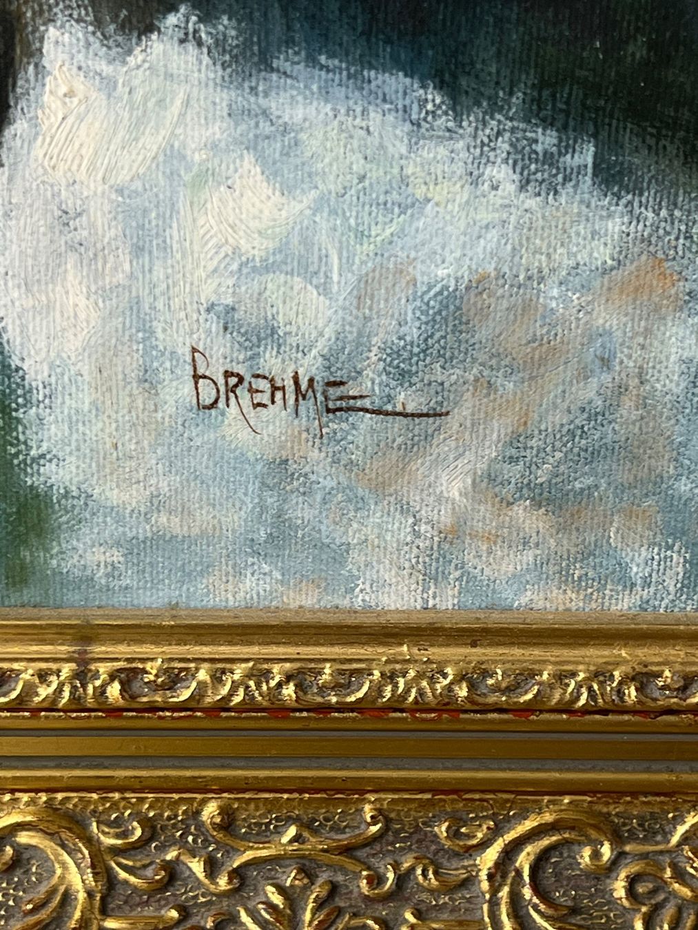 Gemälde: Zwei Impressionistische Elemente von BREHME! – Gebraucht aus Basel von pmART 4