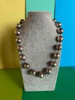 Silber-Halskette mit grossen Kugeln ( 48cm)