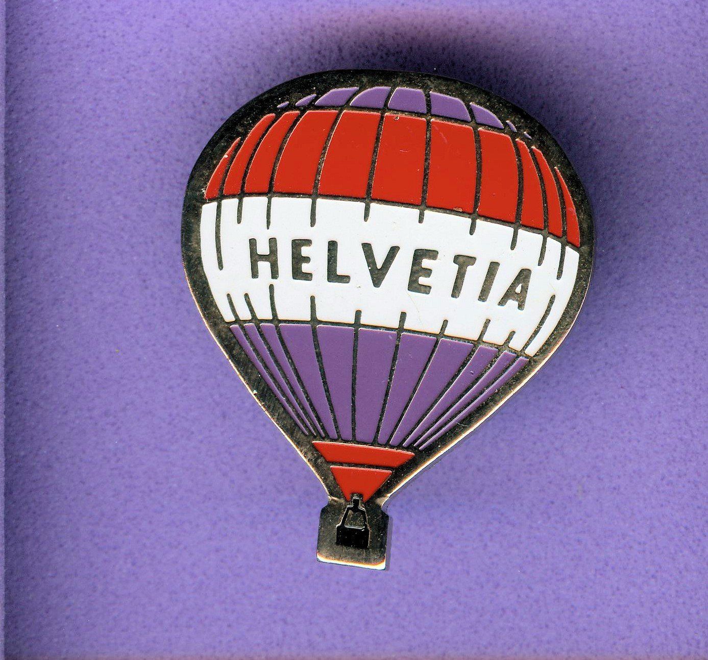 Placchette & Badge: Heissluftballon   HELVETIA – Usato da Winterthur venduto da Sammleroase