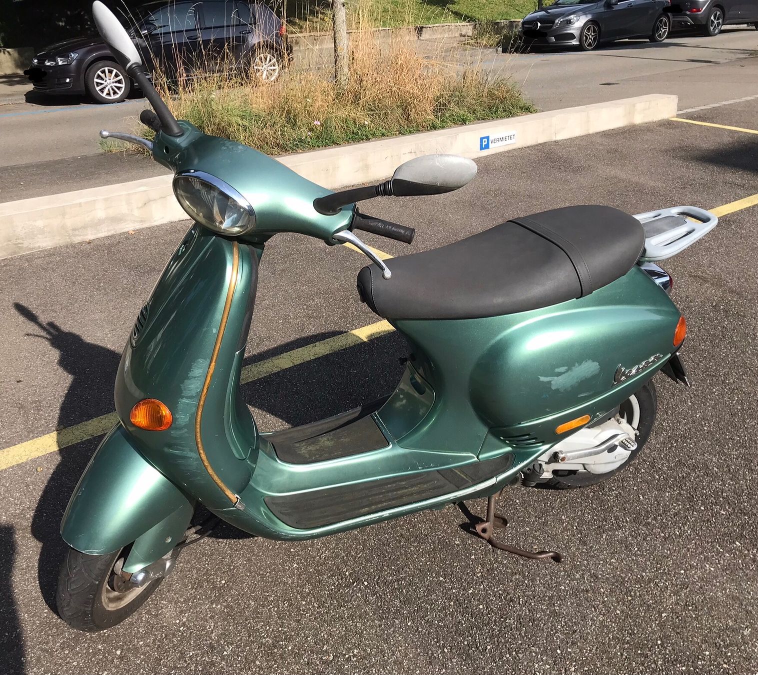 Vespa Scooters: Piaggio Vespa ET4 125, grün – Defekt aus Zürich von  1
