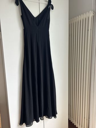 Elegantes schwarzes Kleid, Rückenfrei, Mango, Grösse S