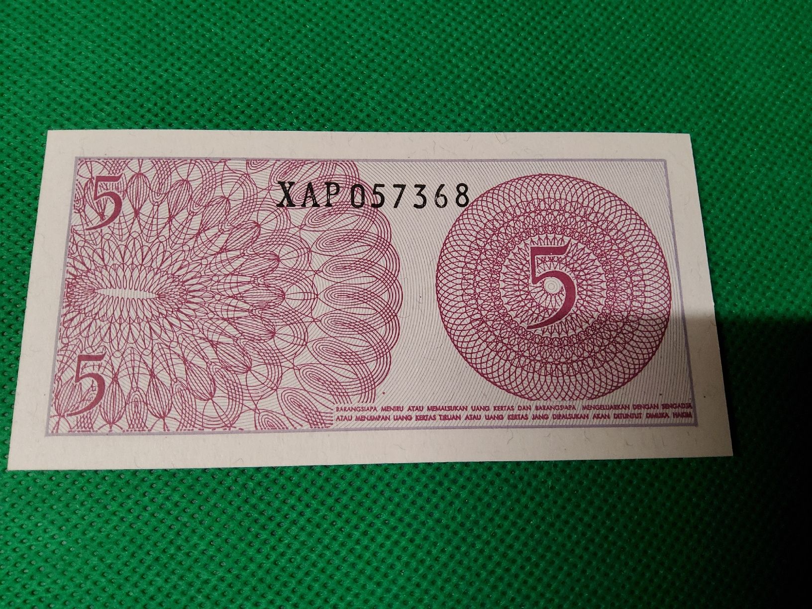 Banconote: Banknote Indonésia 1964 NEU – Nuovo e nell'imballaggio originale da Herisau venduto da Nluanalucas 1