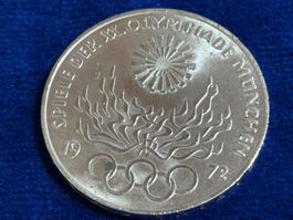 10.- deutsche Mark, 1972 Olympiade, München
