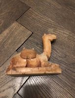 Marokkanische Kamel/Dromedar Holzfigur