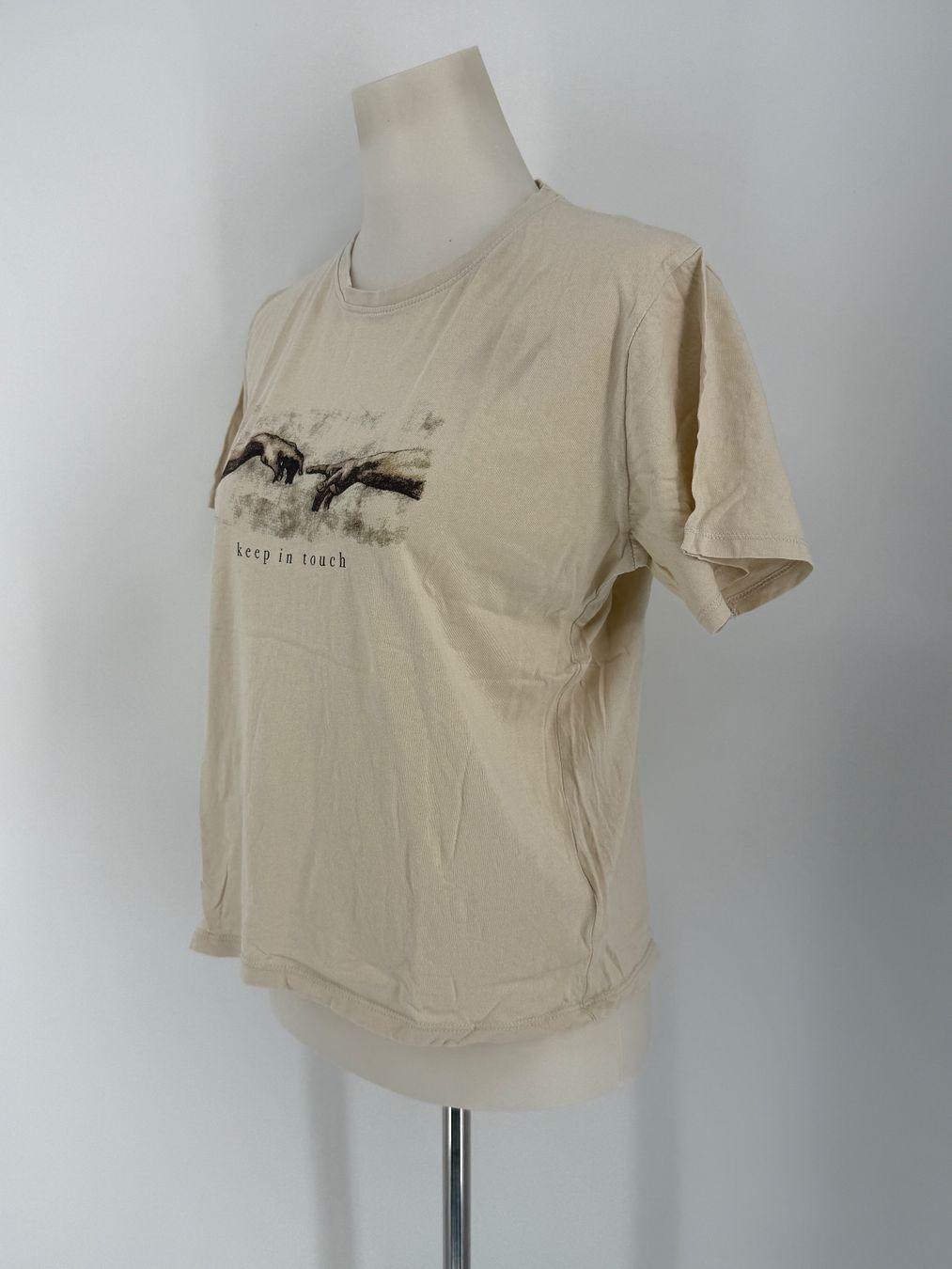 T-Shirts: Shirt Gr. M Motiv "keep in touch" von Chicorée – Gebraucht aus Auenstein von moin. 1