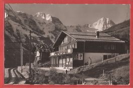 Mürren - Hotel Tourist - Fotokarte Gyger 1951
