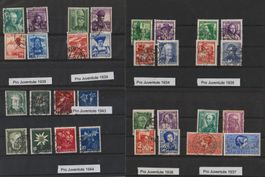 Pro Juventute 1934-1939, je gest.