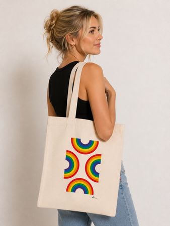 Tote Bag Rainbows II