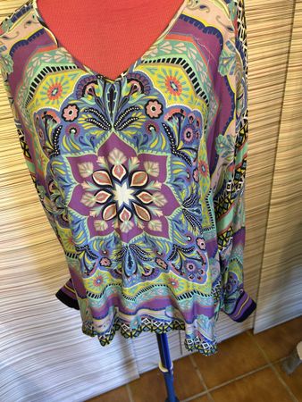 Blusenshirt Gr. 42, multicolor