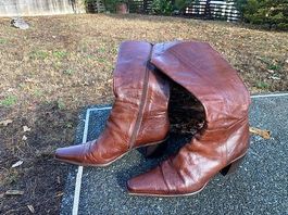 Lederstiefel, Grösse 38