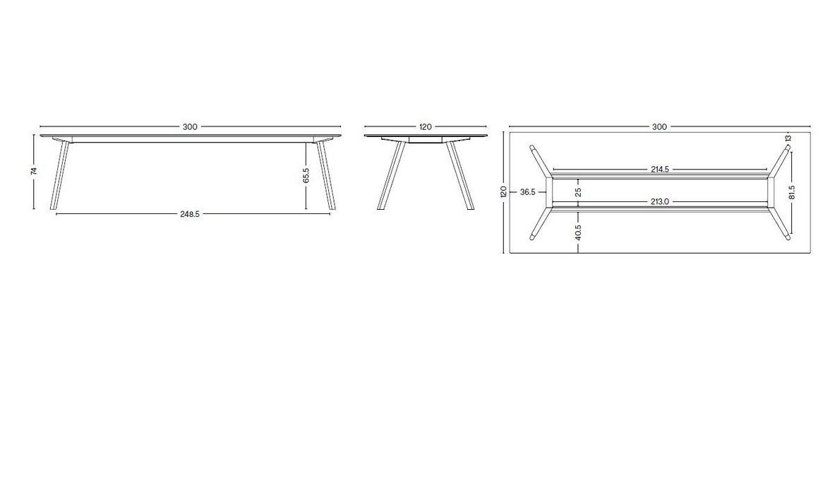 Hay Tavoli: HAY Copenhague table CPH30 300x120cm – Usato da Biel/Bienne venduto da cissou25 9