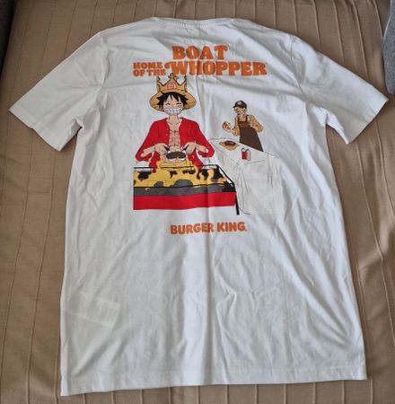 Burger King x One Piece T-Shirt - Super Sommer Deal! L