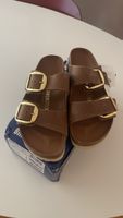 Birkenstock Arizona Big Buckle Cognac 40 Schmale Weite Neu