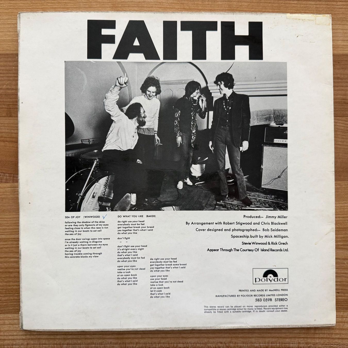Schallplatten: BLIND FAITH - BLIND FAITH – Gebraucht aus Zürich von fehlton 1