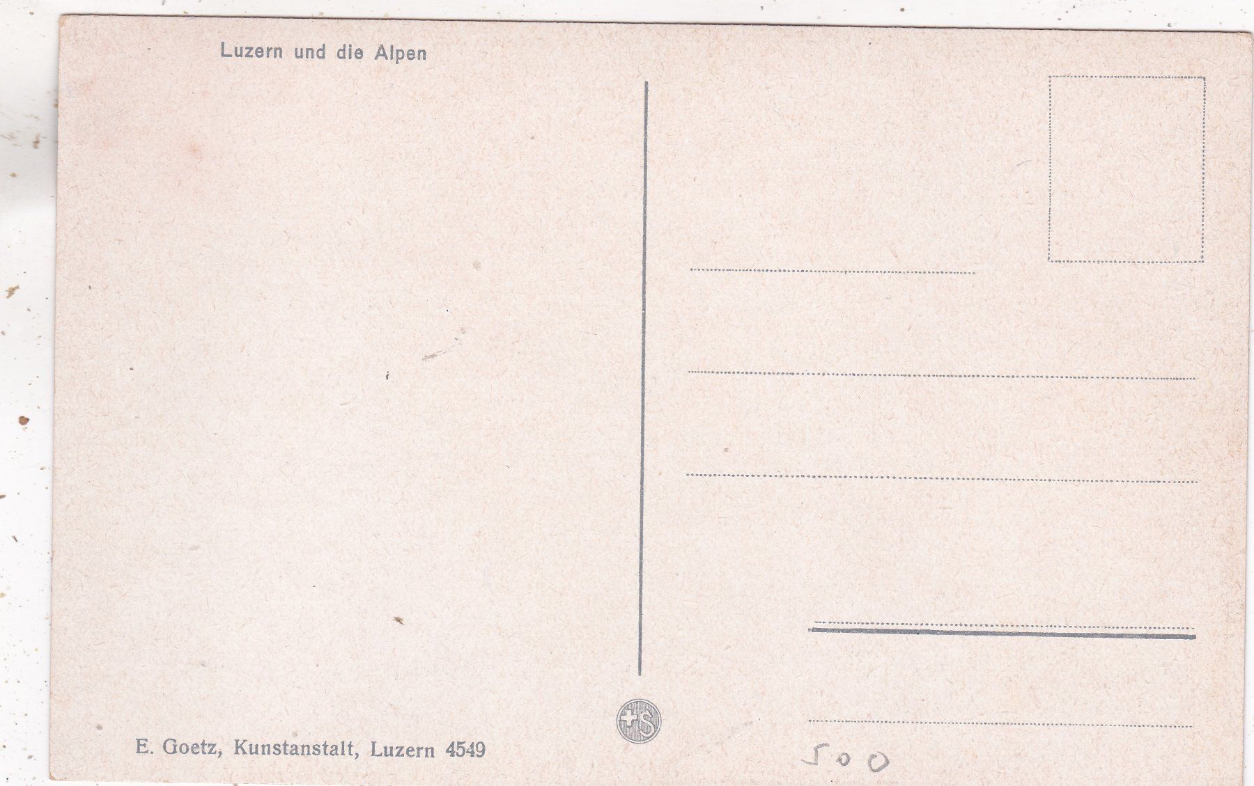Cartoline postali: Luzern und die Alpen – Usato da Herisau venduto da Lisegrat2008 1