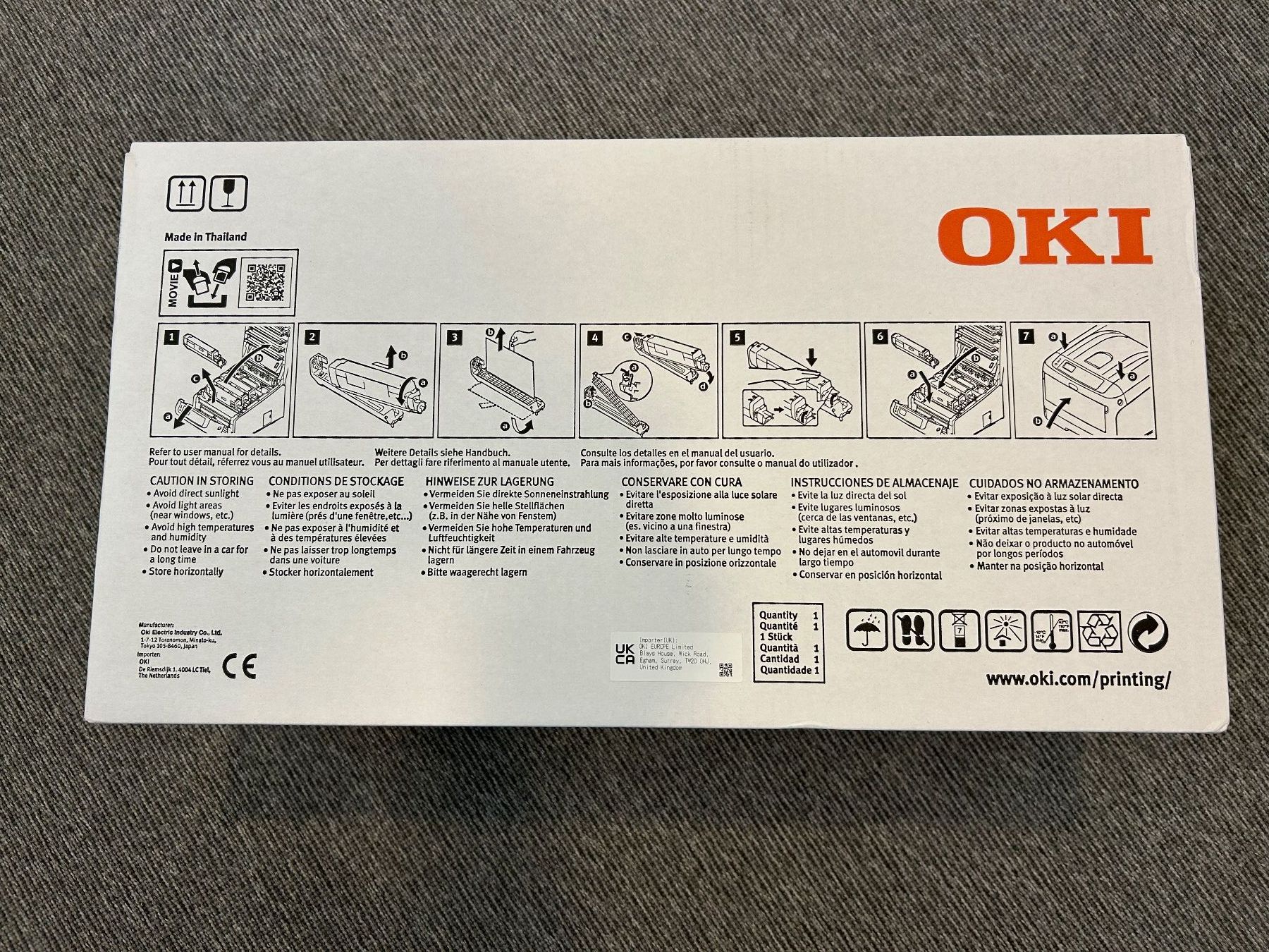 Oki Cartucce per stampanti & toner: OKI Original Bildtrommel / Magenta NEU – Nuovo e nell'imballaggio originale da Münchwilen TG venduto da Ma-clean 2