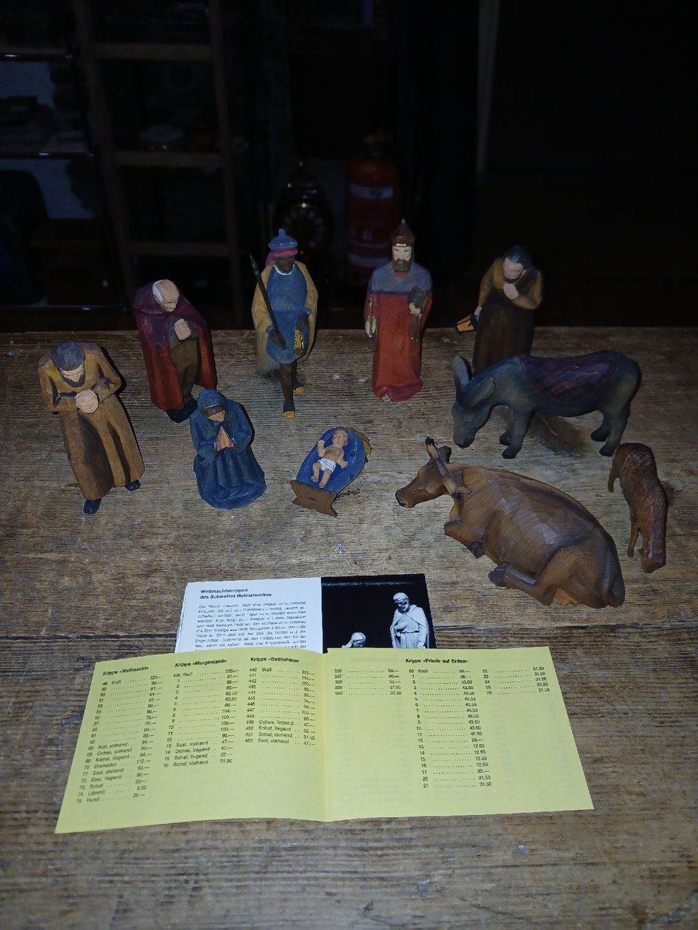 Statuette: handgeschnitzte Krippenfiguren  – Usato da Hagenbuch ZH venduto da bromaer 1