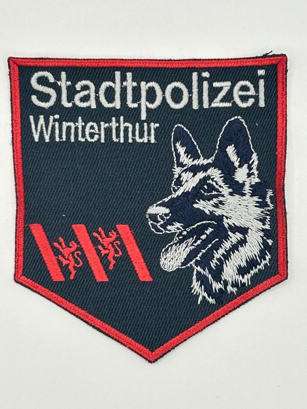 Swiss Placchette & Badge: Stapo Winterthur altes Hundeführer – Usato da Schaan venduto da Auring61
