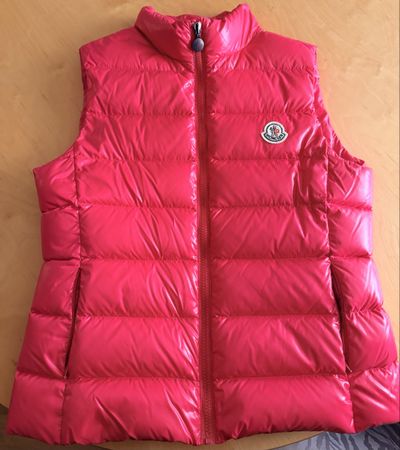 Moncler Daunenweste Gr. XS / S in Pink