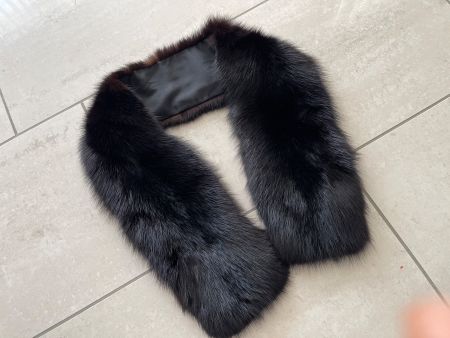 Elegante Pelzkragen Stola Echtpelz Winter Accessoire Neu!