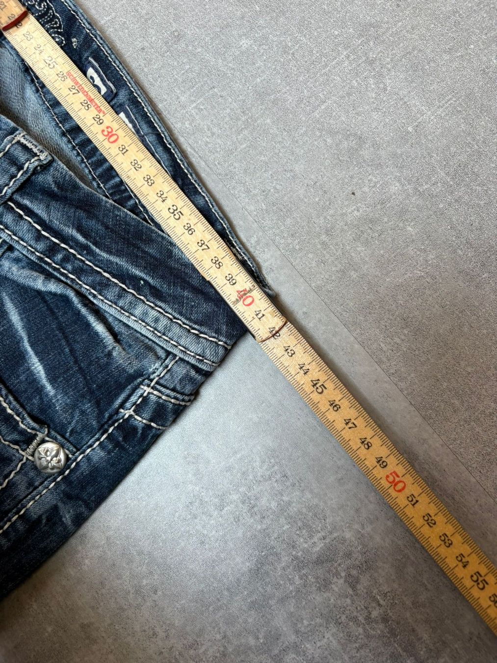 Jeans: Miss Me Bootcut Flared Jeans - Grösse L/29 – Usato da Werdenberg venduto da hase.vintage 8