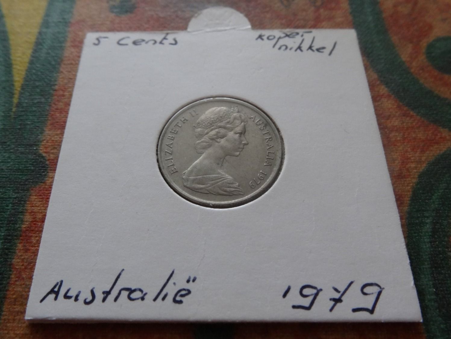 Alle Münzen: AUSTRALIA  5  Cents  1979 – Gebraucht aus Romanel-sur-Lausanne von Swift13